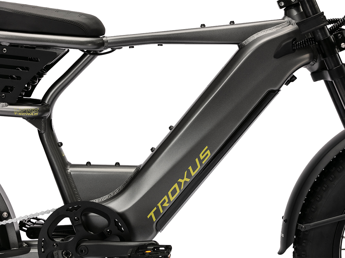 Troxus Lynx T-Scram eBike (2025) – slate, detail view