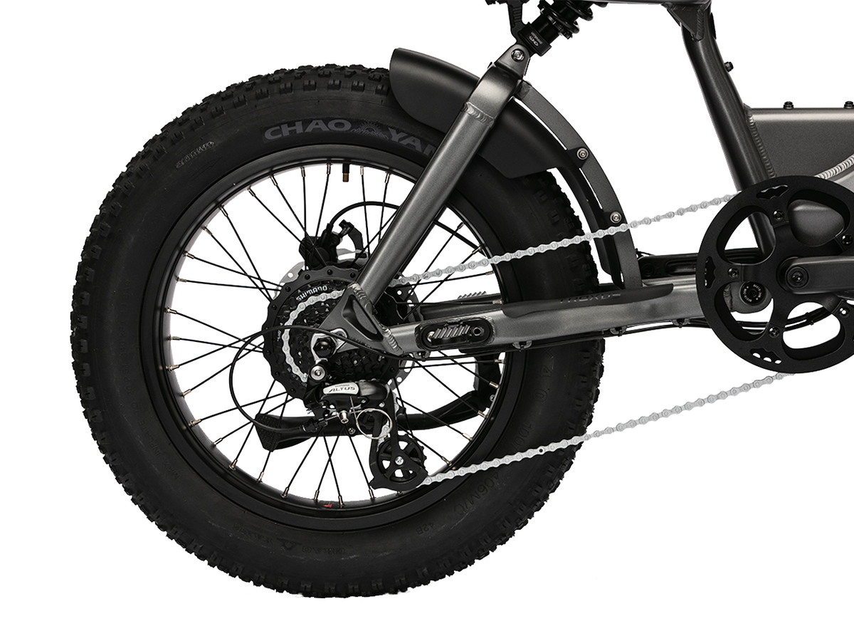 Troxus Lynx T-Scram eBike (2025) – slate, detail view
