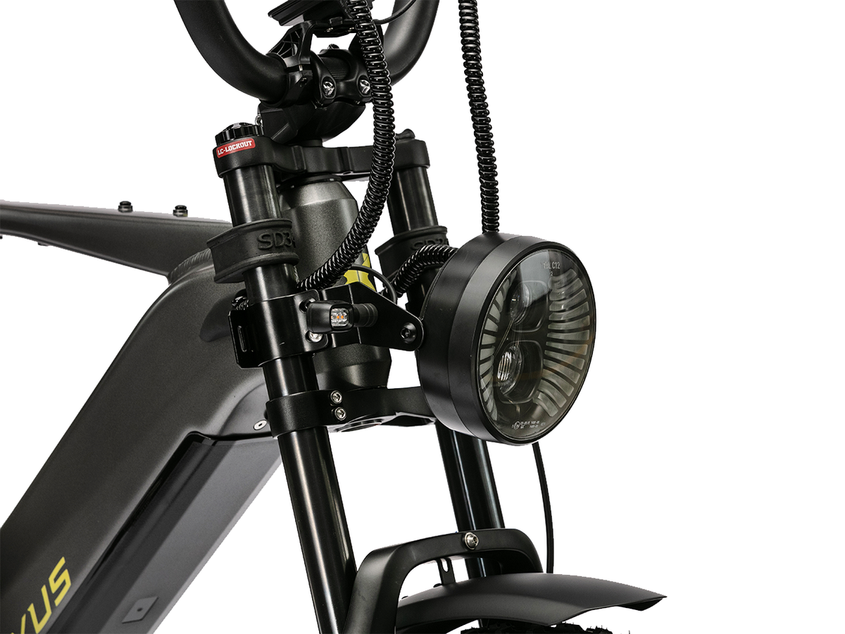 Troxus Lynx T-Scram eBike (2025) – slate, detail view