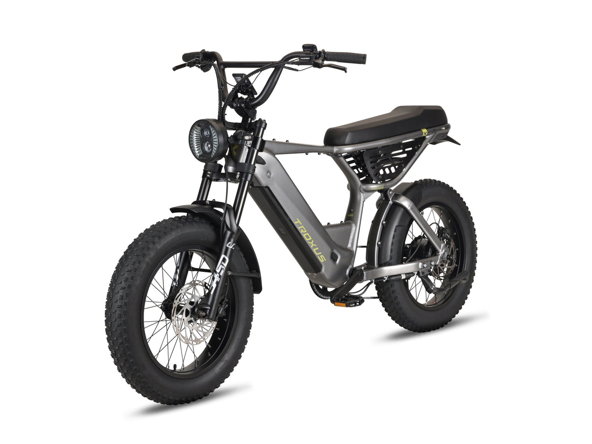 Troxus Lynx T-Scram eBike (2025) – slate, front view