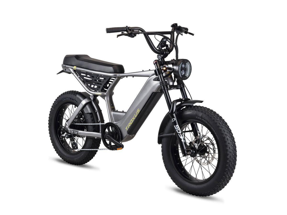 Troxus Lynx T-Scram eBike (2025) – slate, front view