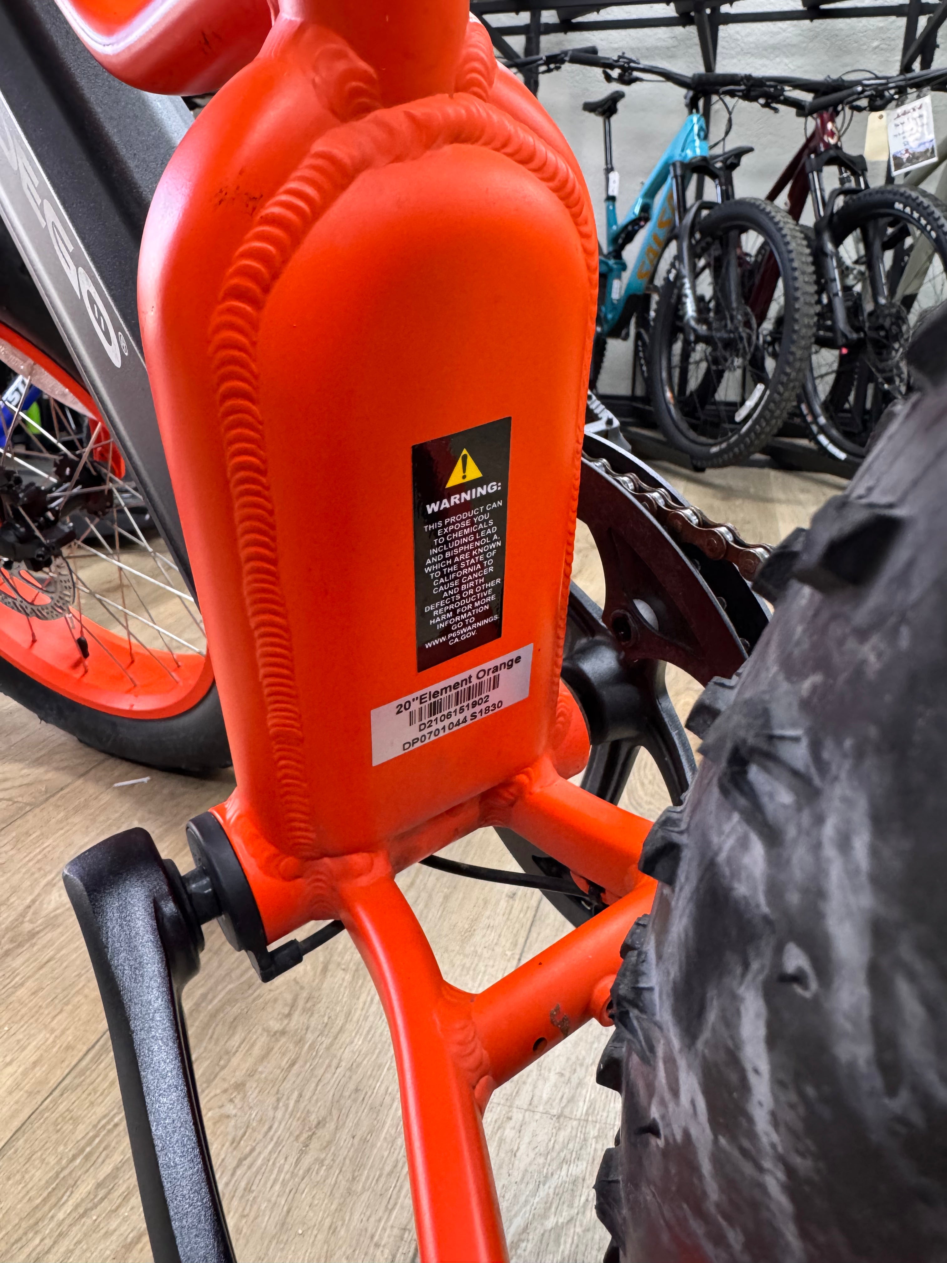 Pedego Element e-bike with 20" tires at Cyclerie Serial