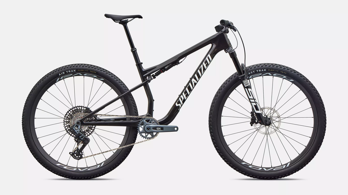 Specialized Epic 9 Expert full-suspension XC mountain bike in Gloss Carbon / White – CyclErie Erie & Longmont, CO
