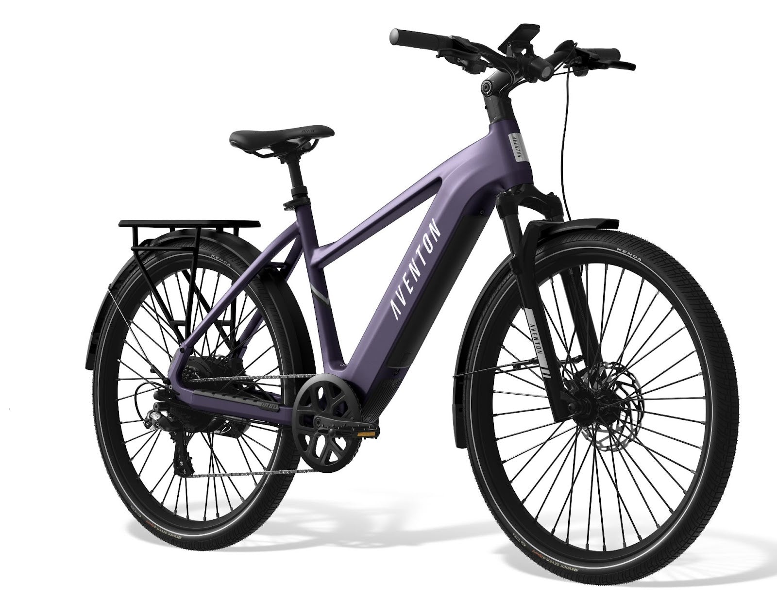 Photo of the Aventon Level.3 electric bike in Aurora Purple