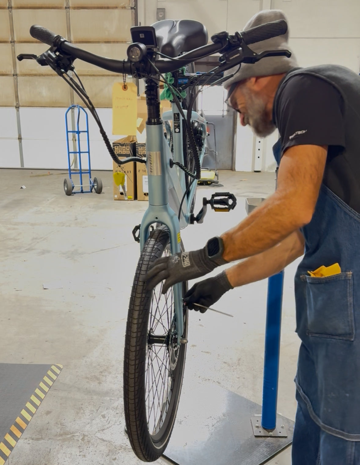 CyclErie Pro Build of Bikes In Store