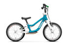 Woom Go 1 Plus Toddler Balance Bike in Metallic Blue with Footrest