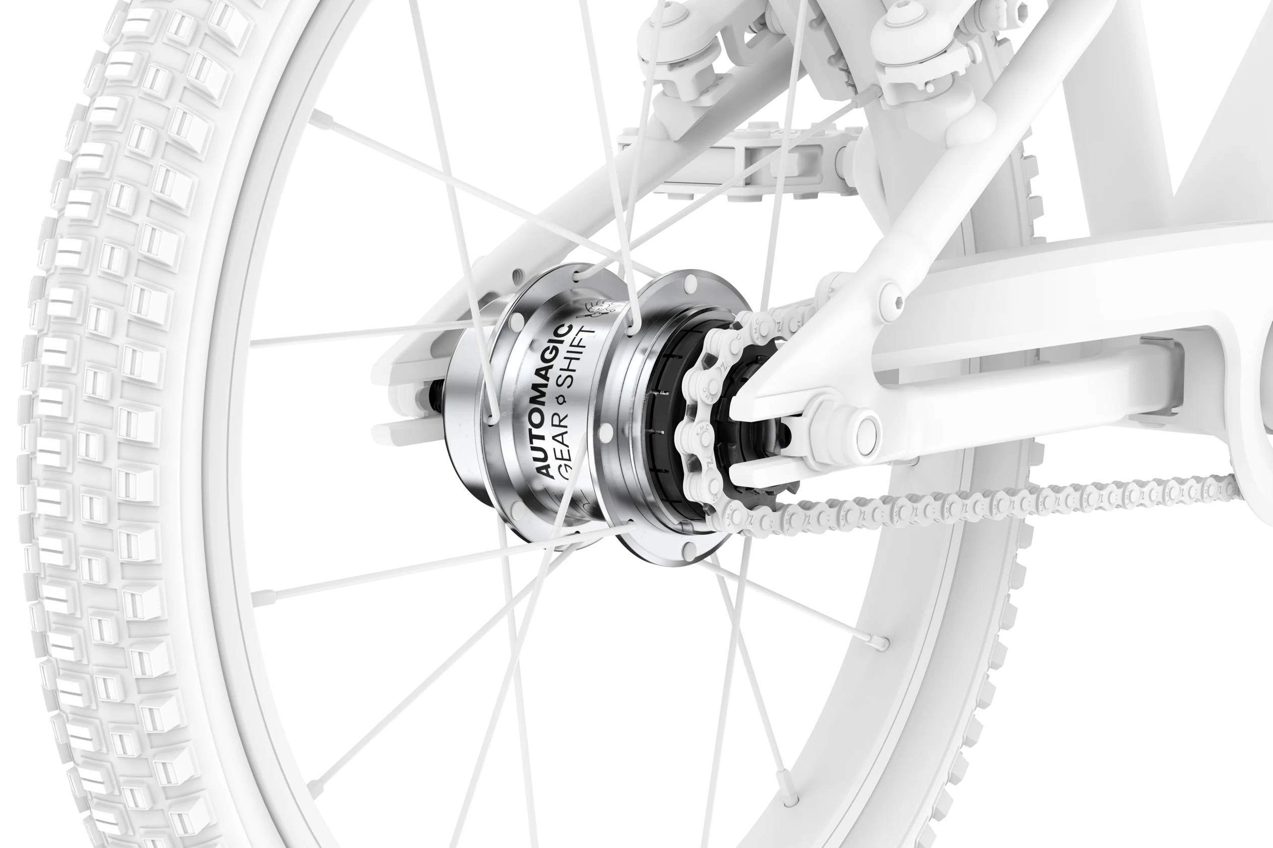 Woom Go 3 Automagic Internal Gear Shifting System