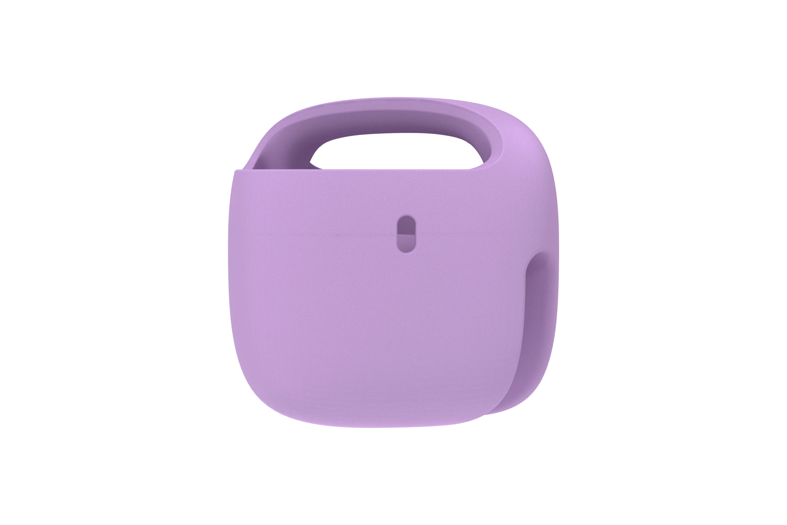 Woom POP Kids’ Bike Basket in Wild Violet Attached to woom Bike Handlebars