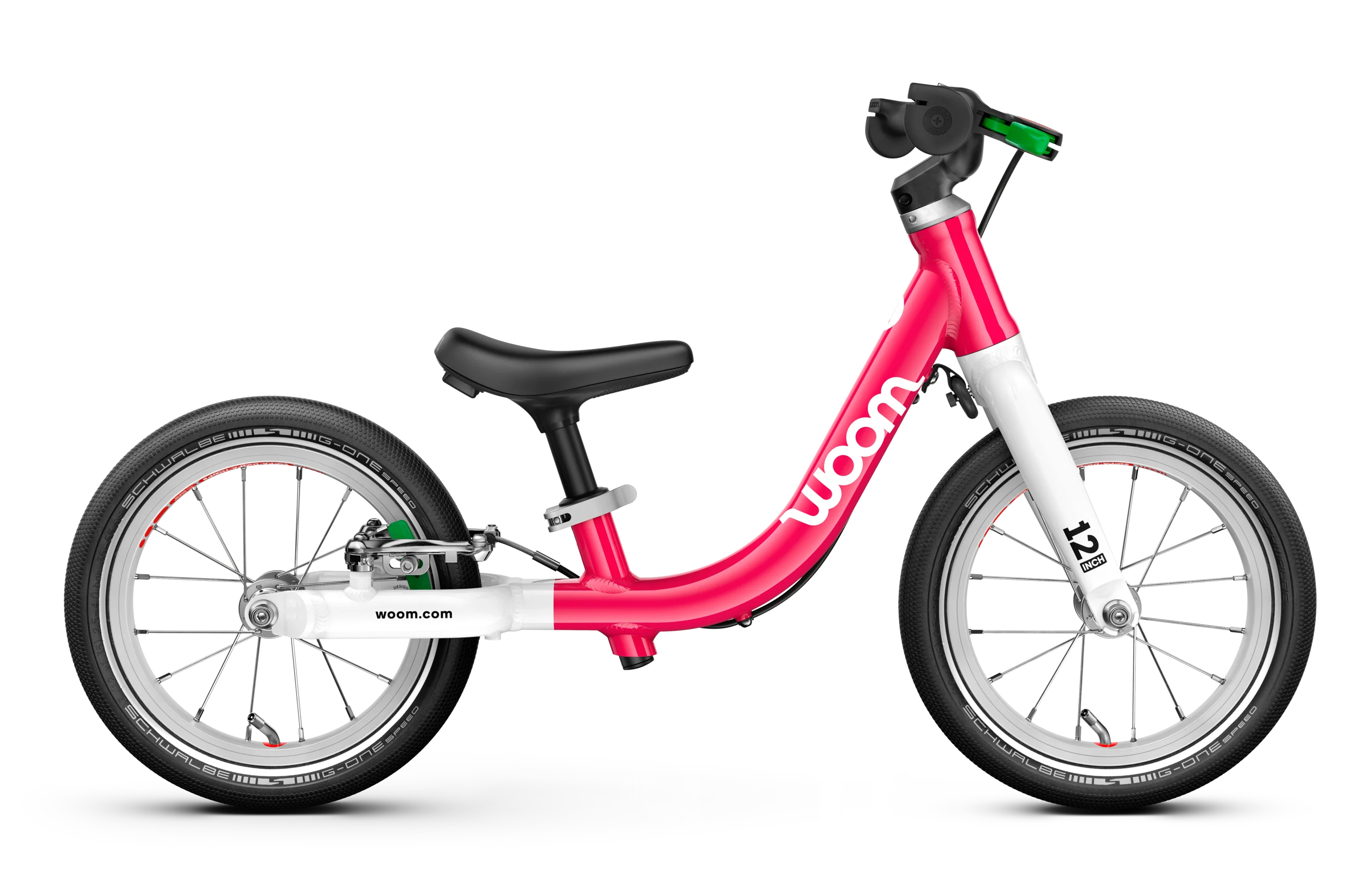 Woom Go 1 Toddler Balance Bike in Pink