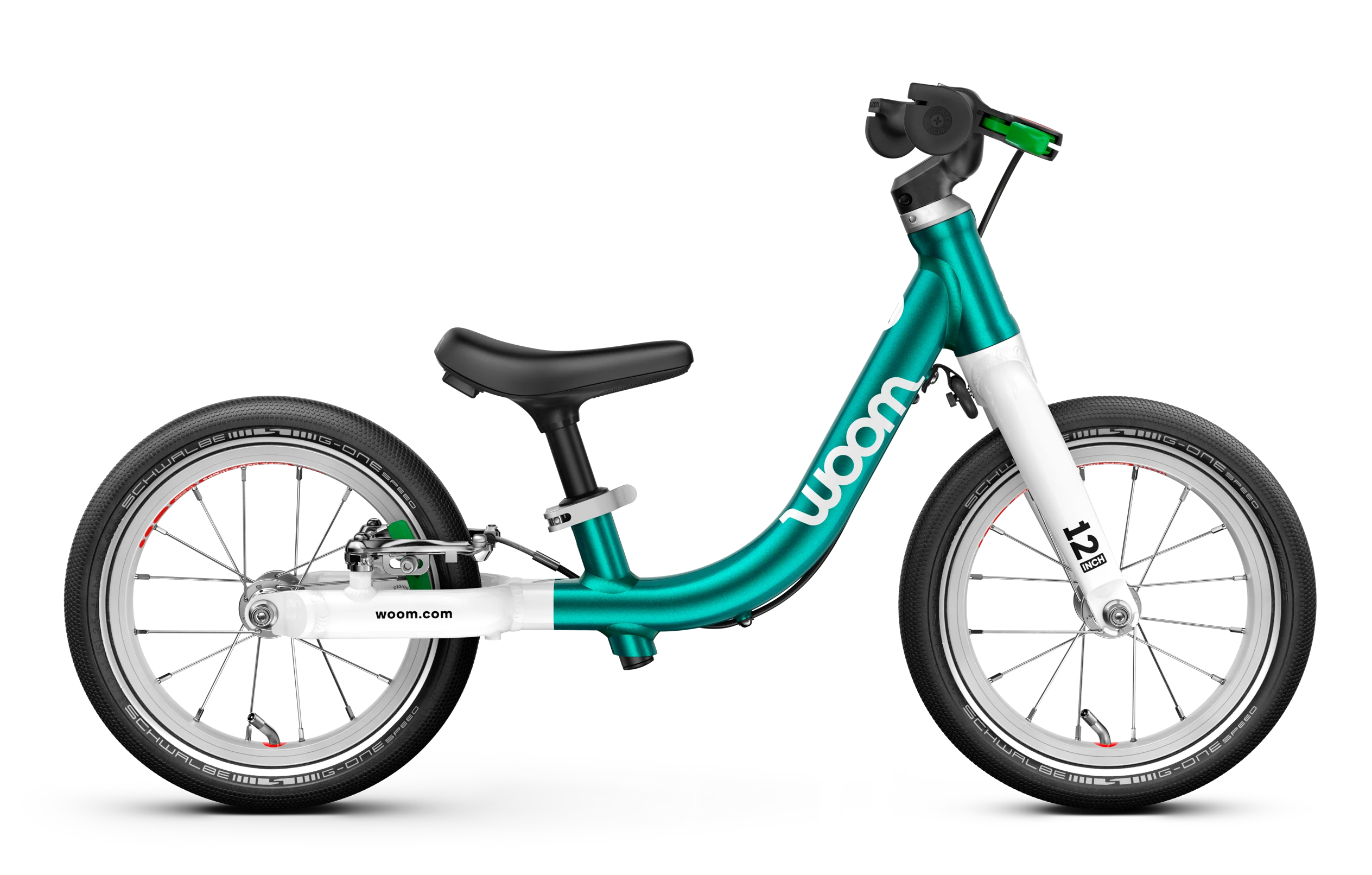 Woom Go 1 Toddler Balance Bike in Turqouise