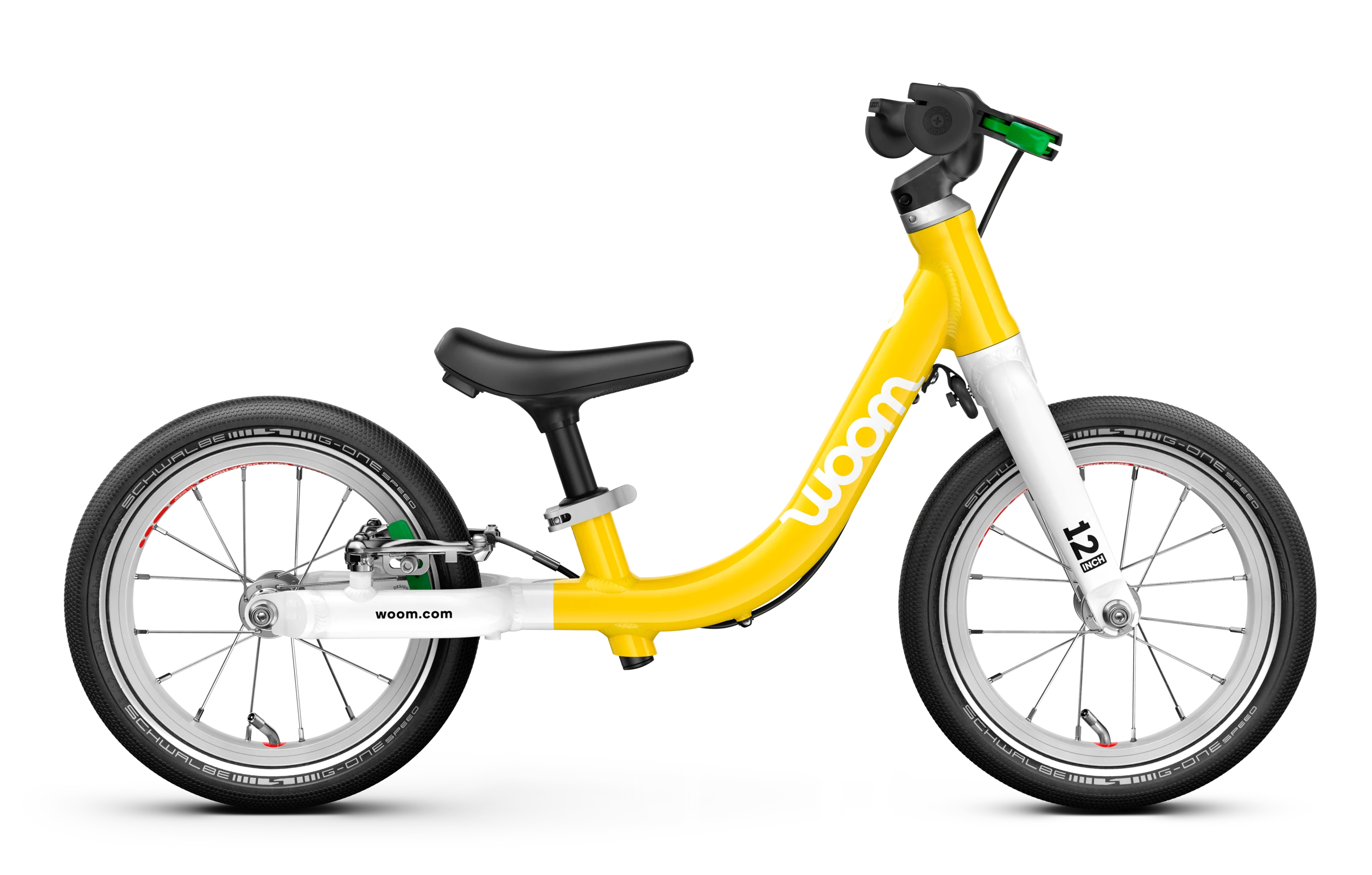 Woom Go 1 Toddler Balance Bike in Yellow