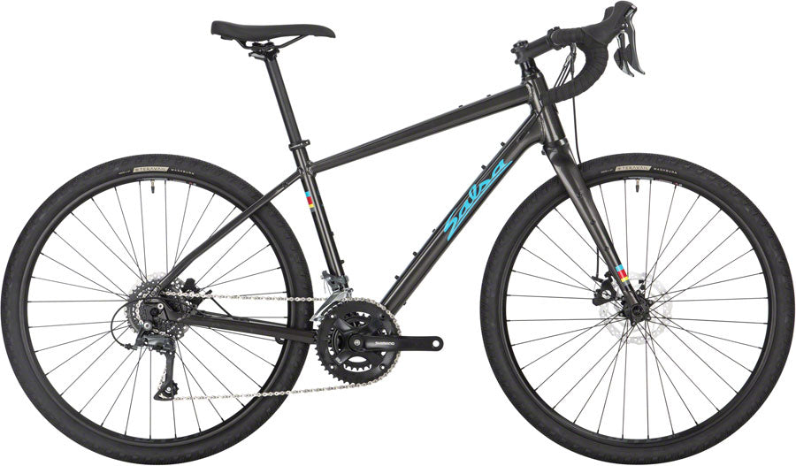 Salsa Journeyer 2.1 Claris 650 Bike - 650b Aluminum Black 49cm