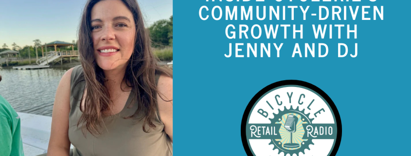DJ and Jenny do the NBDA Bicycle Retailer Radio Podcast to talk about small business and women owned business 