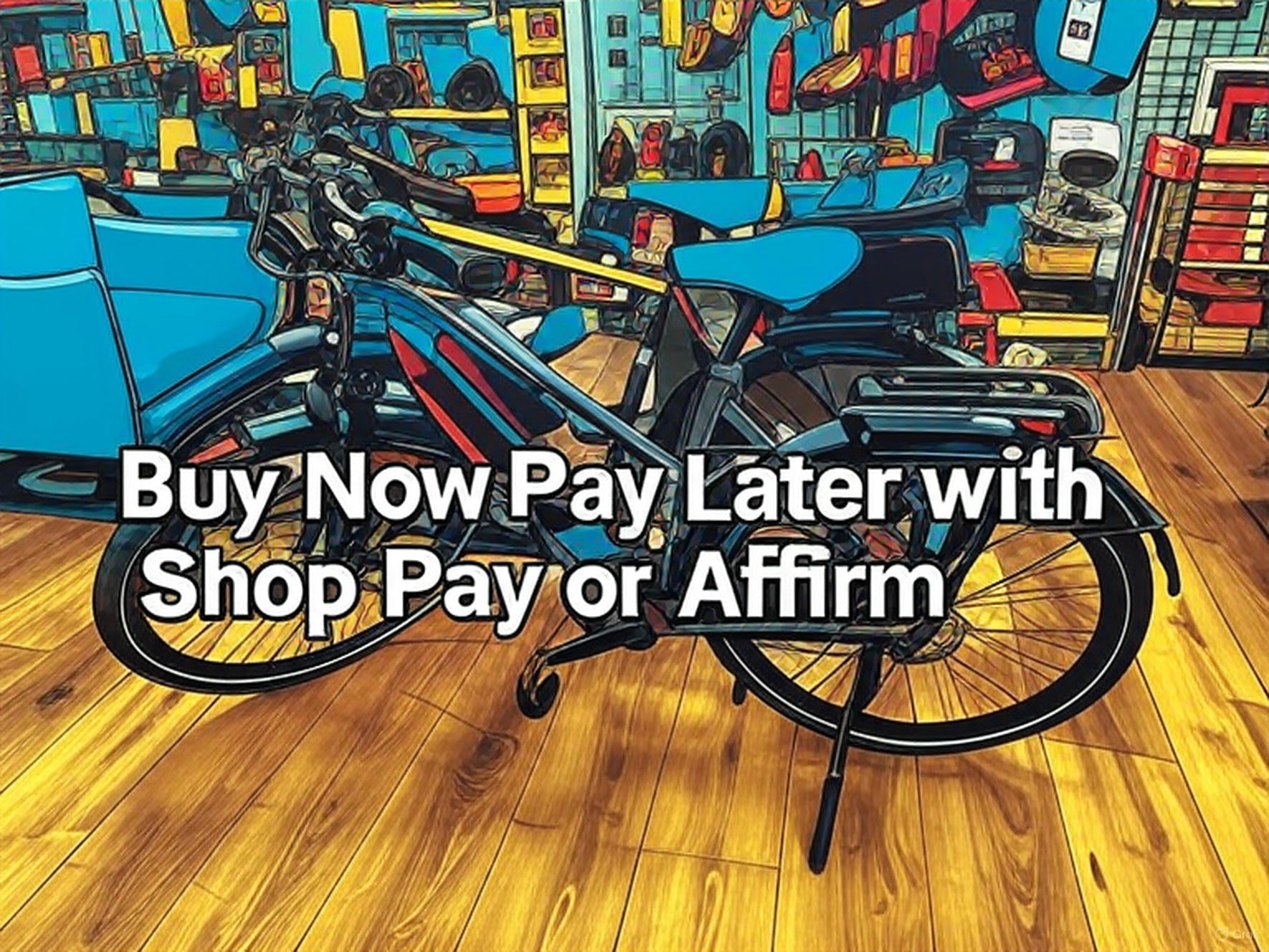 Rider on an Aventon Aventure 3, one of the best adventure electric bikes, financed with buy now pay later ebikes at CyclErie in Erie, CO.