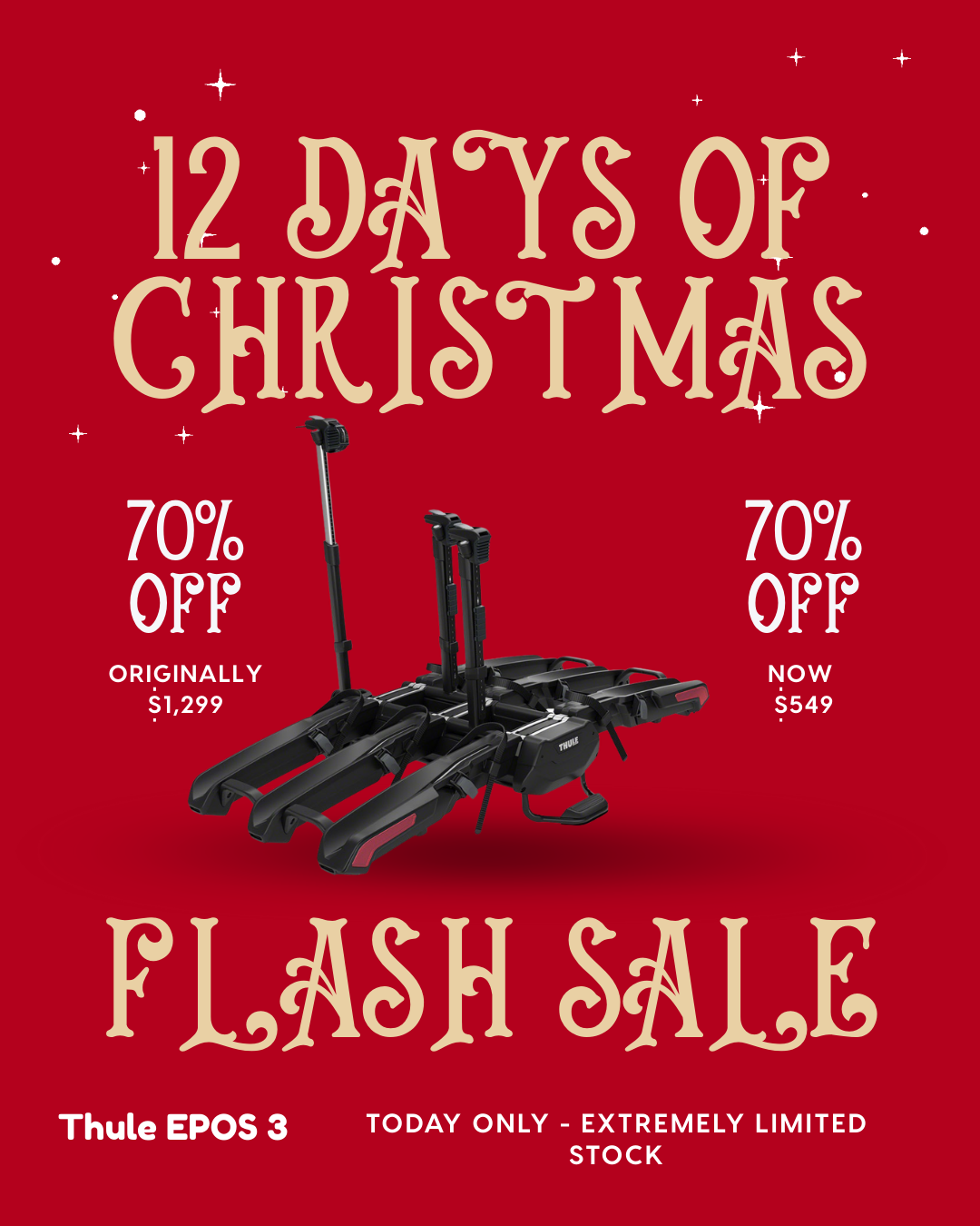 12 days of christmas flash sale - Thule Epos 3