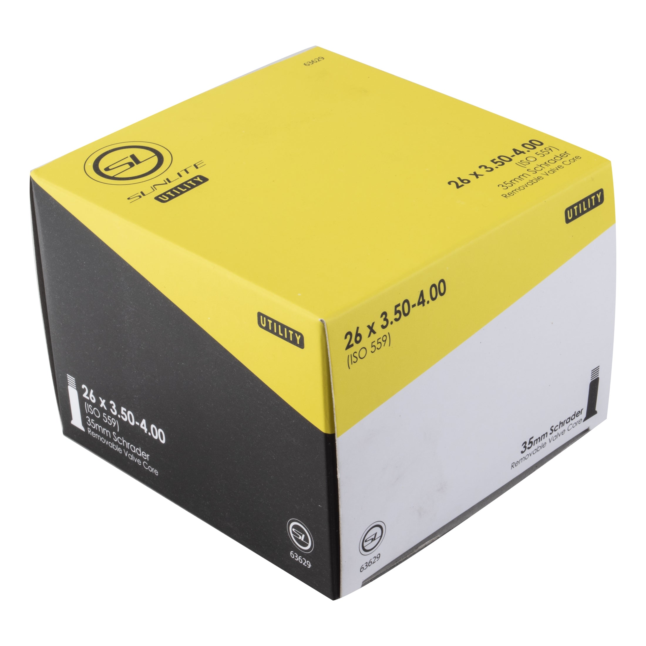 SUNLITE Fahrradschlauch Für 27 Zoll Reifen – Mit Extra Langem Schrader-Ventil (35 Mm)