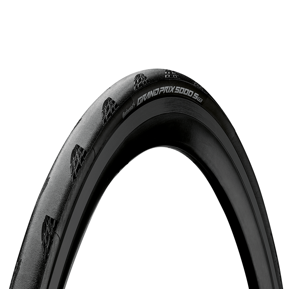 Continental Grand Prix 5000 S TR Tire - 700 x 28, Tubeless, Folding, Black, BlackChili, Vectran Breaker, LazerGrip, ACT