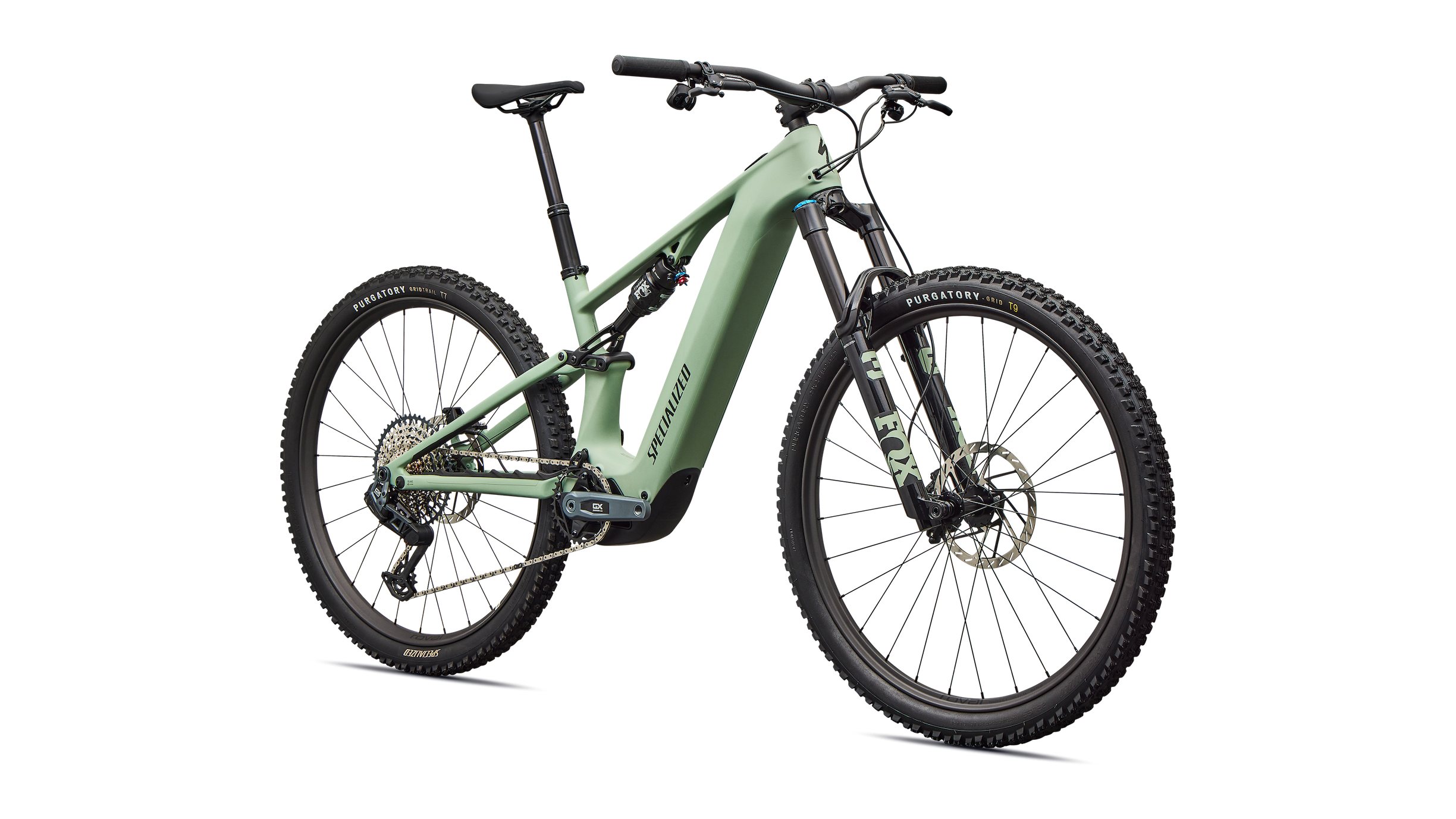 Specialized Turbo Levo R Expert 20 MPH Top Speed Electric Rally Mountain Bike ripping flowy singletrack on Coal Creek Trail at CyclErie Erie Colorado