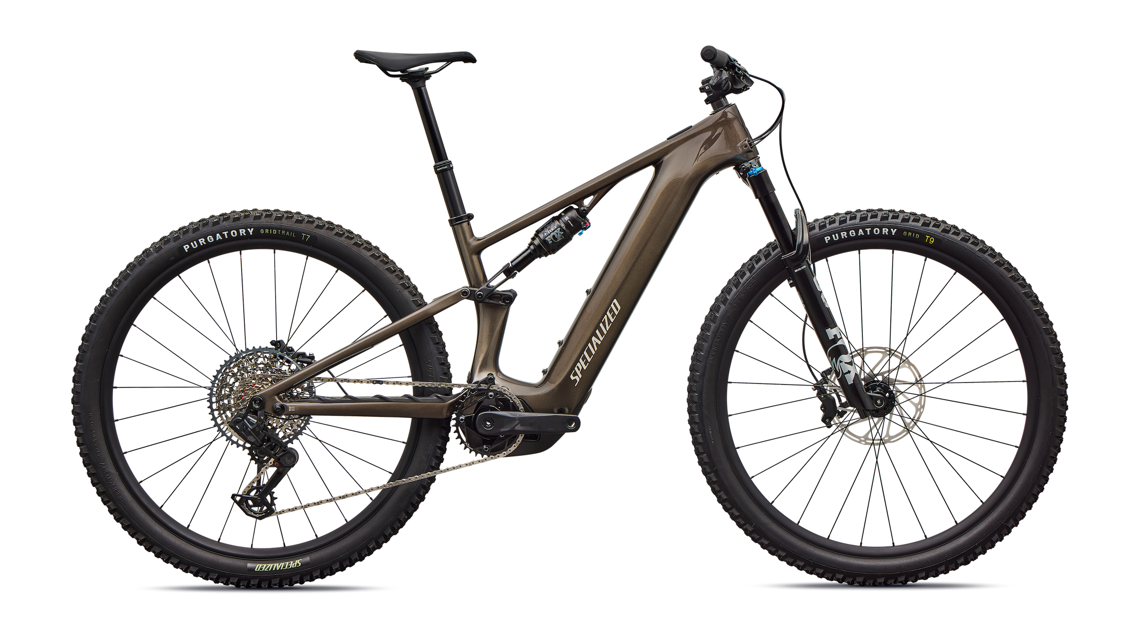 Specialized Turbo Levo R 20 MPH Top Speed Electric Rally Mountain Bike carving flowy singletrack on Coal Creek Trail near CyclErie in Erie Colorado