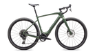 Specialized Turbo Creo Comp 2 AXS Eagle 28 MPH Class 3 electric gravel eBike in matte carbon black at CyclErie bike shop, Erie Colorado – lightweight 32 lb frame with Future Shock 3.0 and huge tire clearance