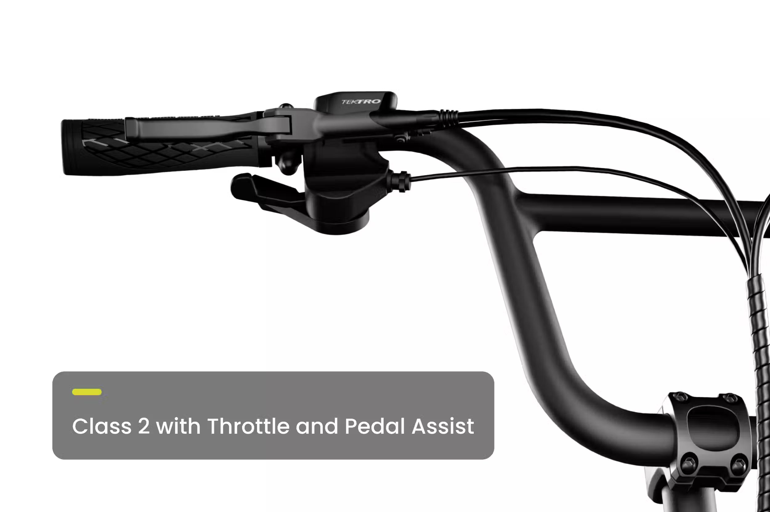 Abound LR cargo e-bike with throttle at Cyclerie e-bike shop in Erie, CO.