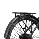 Aventon Level 3 stepover e-bike in stealth black color electric commuter ebike with fenders and rear rack available at cyclerie in Erie CO.