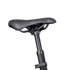 Aventon Level 3 stepover e-bike with suspension seatpost in stealth black color electric commuter bike available at cyclerie in Erie CO.