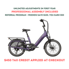 Aventon Abound SR with assembly included and Colorado ebike tax credit.