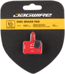 Jagwire Sport Semi-Metallic Disc Brake Pads - For Shimano Acera M3050 Alivio M4050 and Deore M515/M515-LA/M525/T615