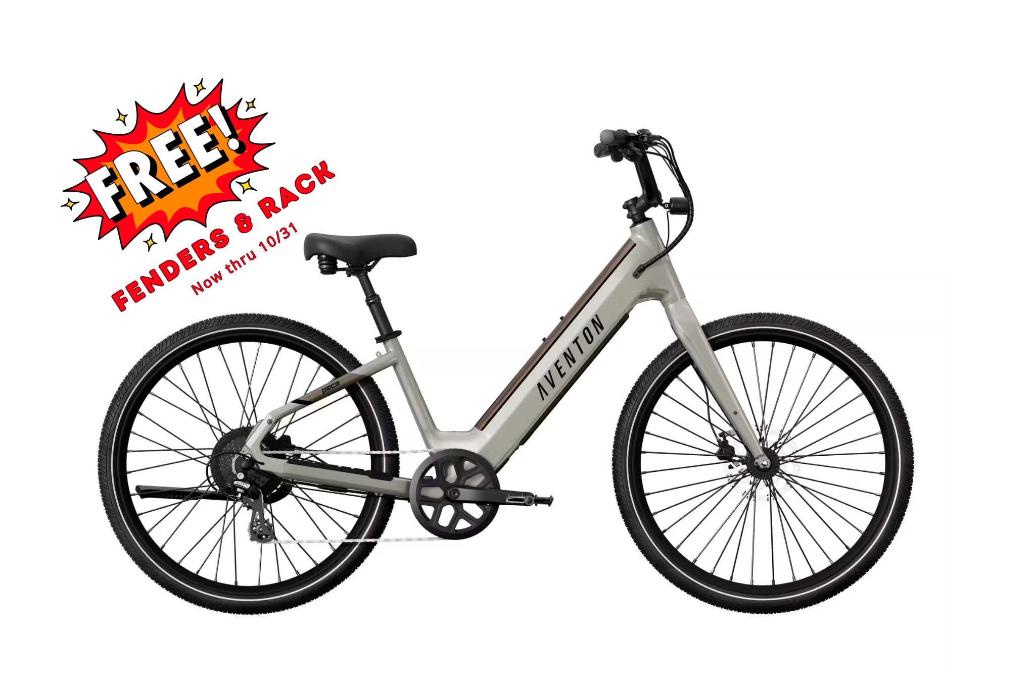 Free Fenders and Rack with Pace Purchase
