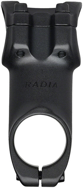 Teravail Radia stem top view showing steerer clamp and faceplate – CyclErie Longmont & Erie CO