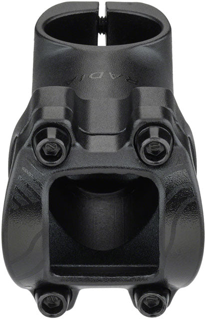 Teravail Radia stem front view of four-bolt handlebar faceplate – CyclErie Longmont & Erie CO