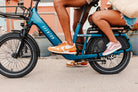 Aventon Abound SR cargo ebike lifestyle photo, available at CyclErie in Erie, CO.