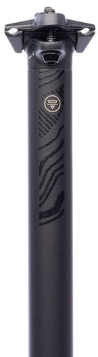 Teravail Stratum SE aluminum seatpost, 27.2 x 400mm, 0mm offset, black with two-bolt head – CyclErie Longmont & Erie CO