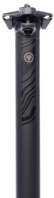 Teravail Stratum SE aluminum seatpost, 27.2 x 400mm, 0mm offset, black with two-bolt head – CyclErie Longmont & Erie CO