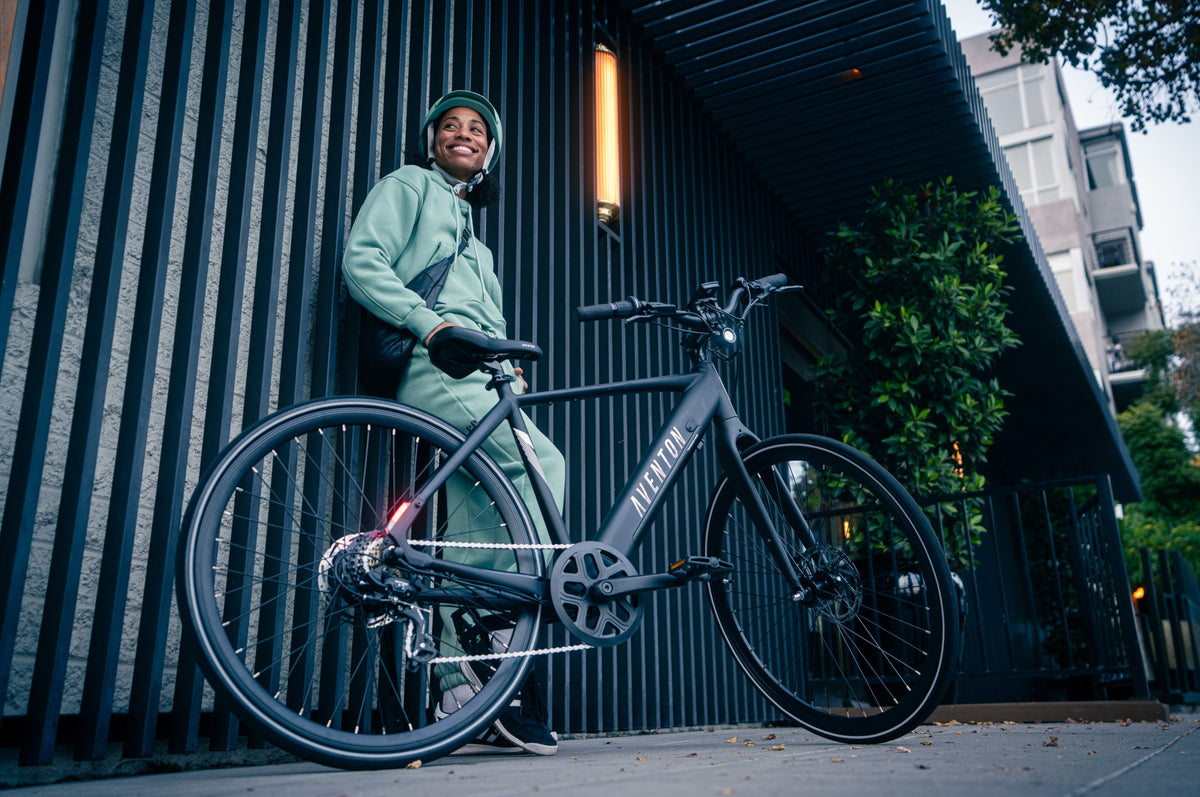 Aventon Soltera 2.5 lightweight commuter ebike, available at CyclErie in Erie, CO.