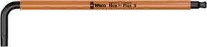 Wera 950 SPKL L-Key Hex Wrench - 5mm, Bright Orange