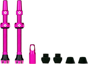 Muc-Off V2 Tubeless Valve Kit - Pink, 44mm, Pair