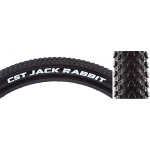 CST Jack Rabbit Tire 29x2.25 PSI 55 TPI 27 Clincher Folding Black Mountain Bike