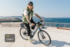 Riding the Aventon Soltera 3 ADV lightweight commuter ebike, available at CyclErie in Erie, CO.