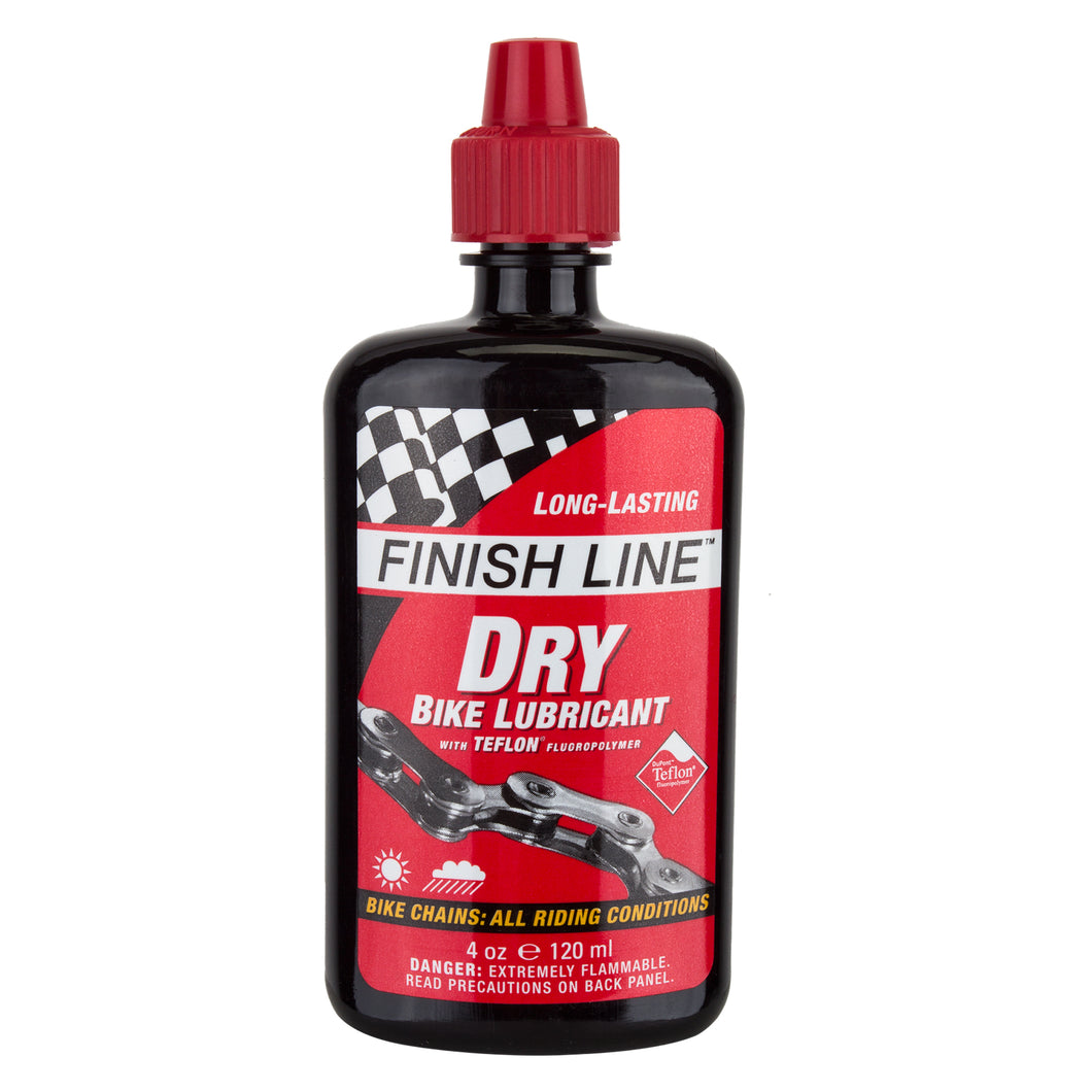 Finish Line DRY Bike Chain Lube - 4 fl oz, Drip