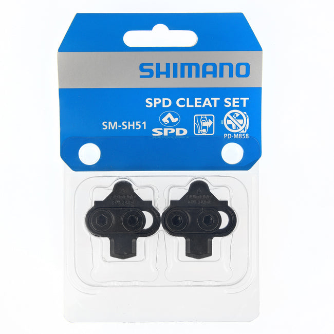 SM-SH51 SPD CLEAT SET (PAIR) SINGLE RELEASE W/O CLEAT NUT