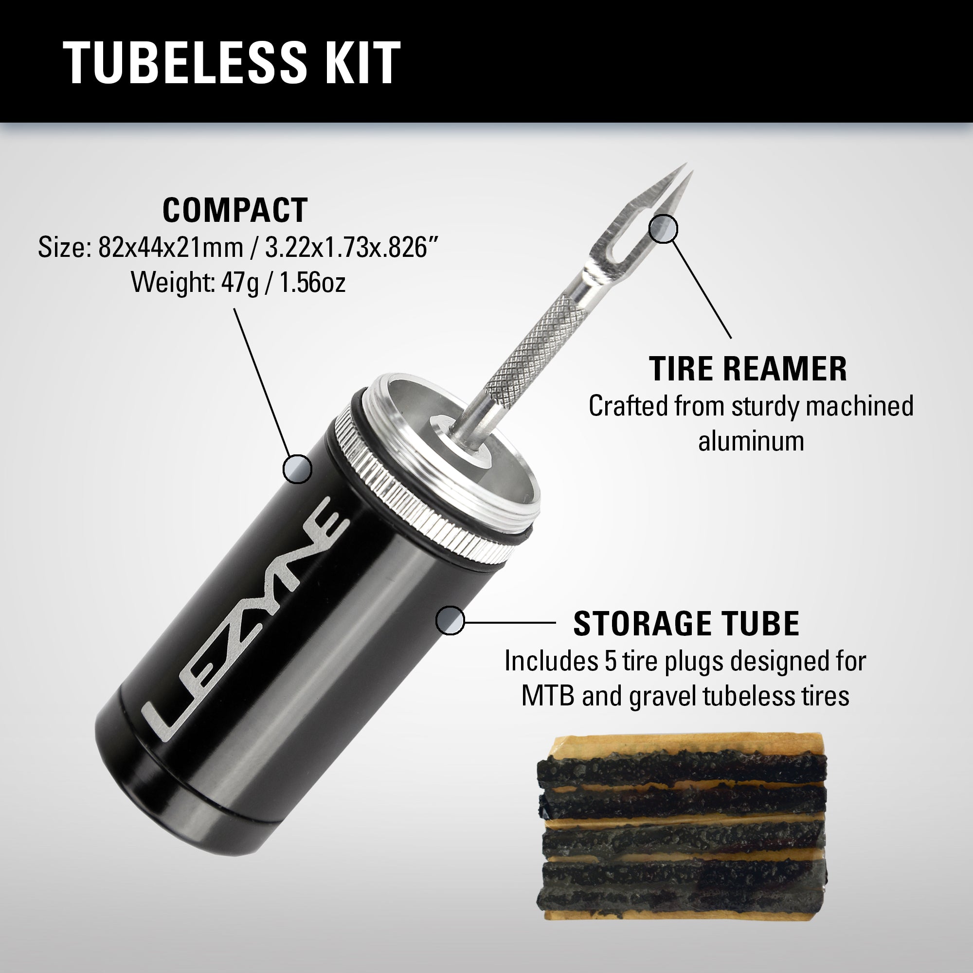 Lezyne tubeless repair kit discount