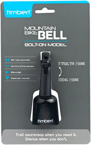 Timber MTB Bell: Black Bolt-on