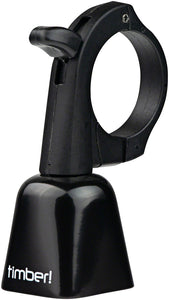 Timber MTB Bell: Black Bolt-on