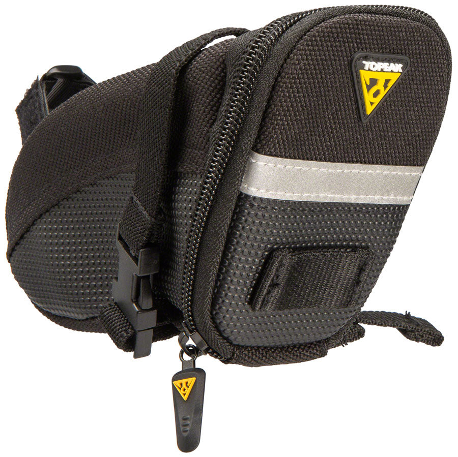 Topeak Aero Wedge Seat Bag - Strap-on Small, Black