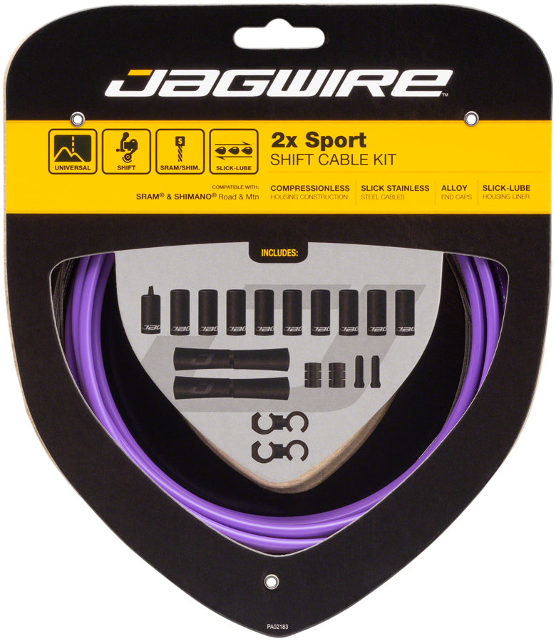 Jagwire 2x Sport Shift Cable Kit SRAM/Shimano