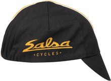 Load image into Gallery viewer, Salsa Latitude Cycling Cap - White Navy Blue Black  w/ Stripes One Size
