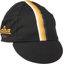 Load image into Gallery viewer, Salsa Latitude Cycling Cap - White Navy Blue Black  w/ Stripes One Size
