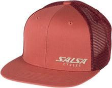 Load image into Gallery viewer, Salsa Block Hat - Red Clay Burgundy Adjustable
